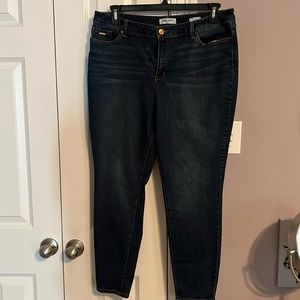 Nine West Cigarette Mid Rise Skinny Jeans Size 16